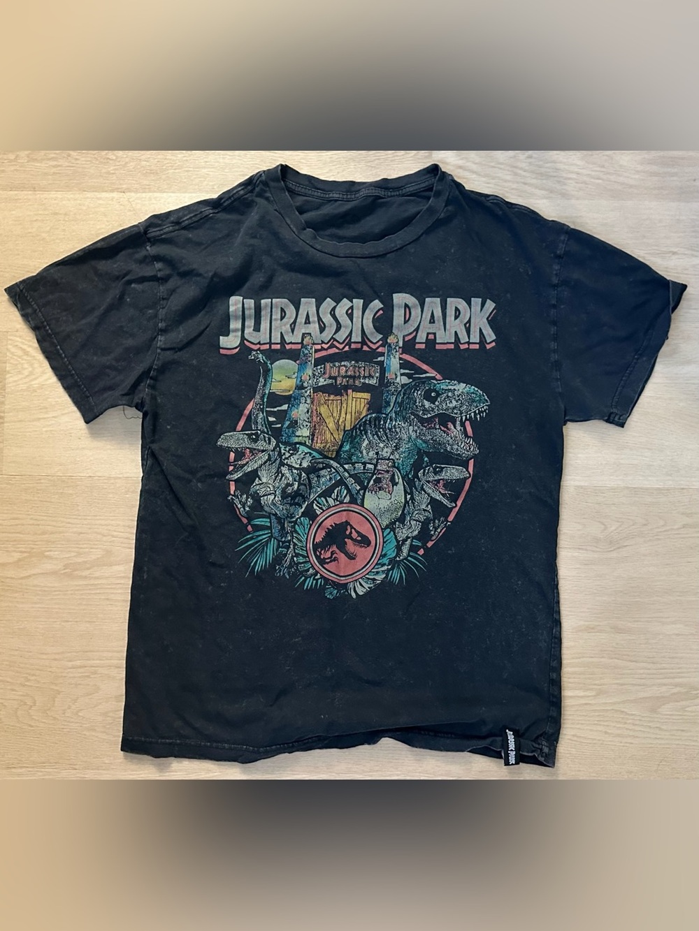 Jurassic Park Black Graphic Men’s Tee
